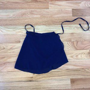 Navy Mirella Wrap Ballet Skirt